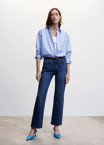 Mango Oversize cotton shirt offer