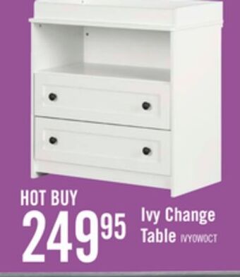 The Brick Ivy changing table offer