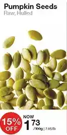 Bulk Barn Pumpkin seeds raw, hulled offer