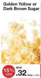 Bulk Barn Golden yellow or dark brown sugar offer