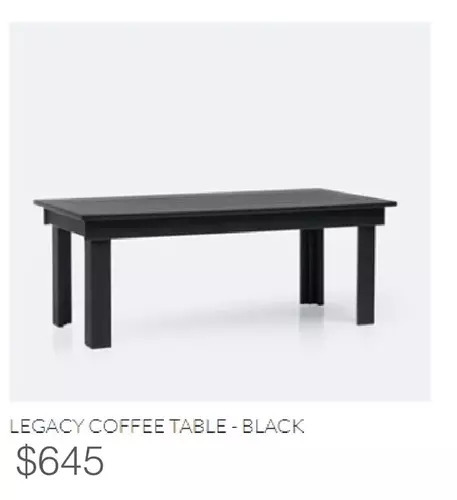 Dot Furniture Legacy coffee table offer