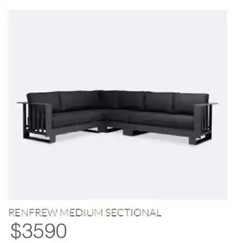 Dot Furniture Renfrew medium sectional offer