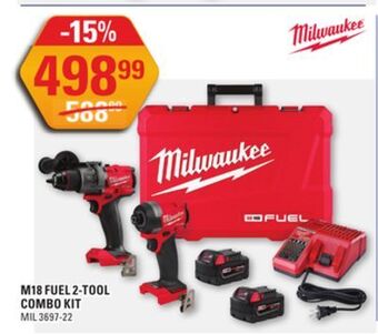 NAPA Auto Parts M18 fuel 2-tool combo kit offer