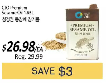 Galleria Supermarket Cjo premium sesame oil offer