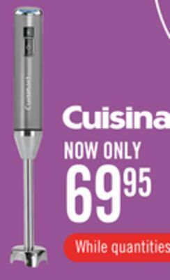 The Brick Cuisinart evolutionx™ cordless rechargeable hand blender - rhb-100c offer
