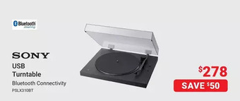 Visions Electronics Sony usb turntable offer
