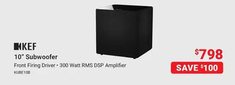 Visions Electronics Kef 10 subwoofer offer