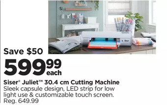 Michaels Siser juliet 30.4 cm cutting machine offer