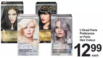 Pharmasave L'oréal paris preference or feria hair colour offer