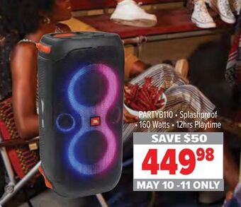 2001 Audio Video Jbl on-the-go party boxes offer