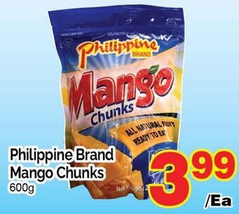 T&T Supermarket Philippine brand mango chunks, 600g offer