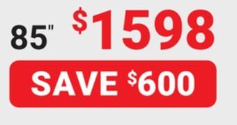 Visions Electronics Hisense a68h 85 smart tv offer