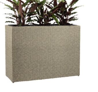 JYSK Stokkand polyrattan planter offer