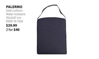 JYSK Palermo seat cushion offer