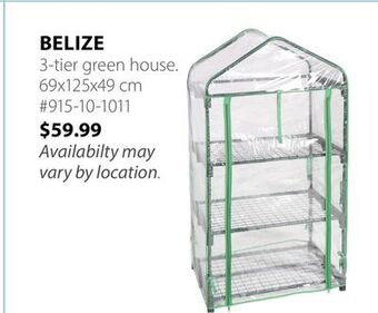 JYSK Belize 3-tier green house offer