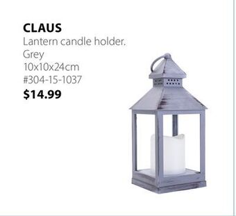 JYSK Claus lantern candle holder offer
