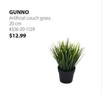 JYSK Gunno artificial couch grass offer