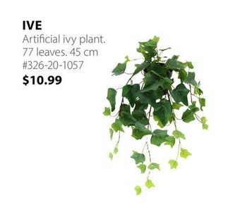 JYSK Ive artificial ivy plant offer