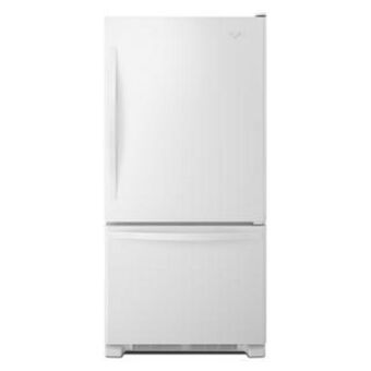 EconoMax Plus 18.7cu. ft. bottom freezer refrigerator
(wrb329dfbw) offer