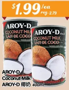 Btrust Supermarket Aroy-d coconut milk offer