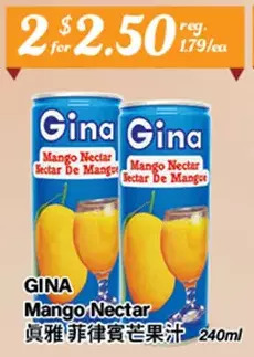Btrust Supermarket Gina mango nectar offer