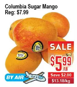 Skyland Foodmart Columbia sugar mango offer