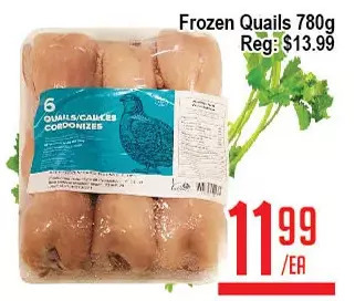 Skyland Foodmart Frozen quails offer