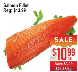 Skyland Foodmart Salmon fillet offer