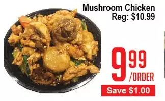 Skyland Foodmart Mushroom chicken offer