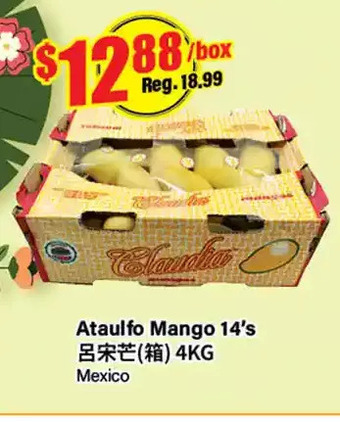 Btrust Supermarket Ataulfo mango offer