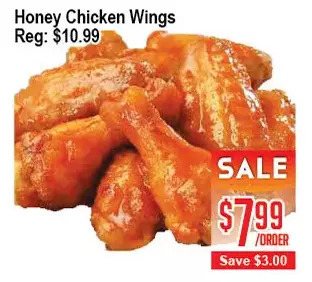 Skyland Foodmart Honey chicken wings offer