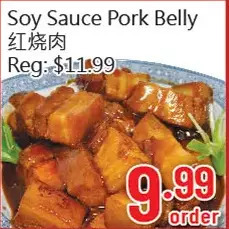 Hong Tai Supermarket Soy sauce pork belly offer