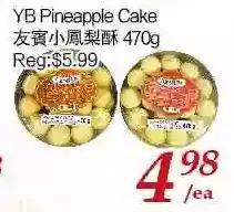 Tone Tai Supermarket Yb pineapple cake offer