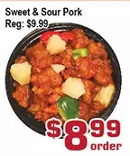 Top Food Supermarket Sweet & sour pork offer