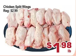 Top Food Supermarket Chicken split wings offer