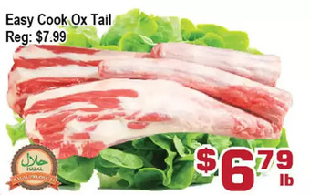 Top Food Supermarket Easy cook ox tail offer