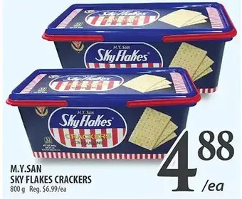 Al Premium Food Mart M.y.san sky flakes crackers offer