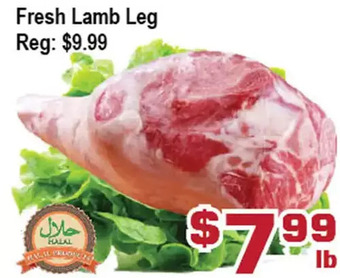 Top Food Supermarket Fresh lamb leg offer