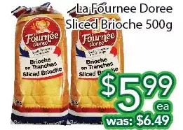 Ample Food Market La fournee doree sliced brioche offer