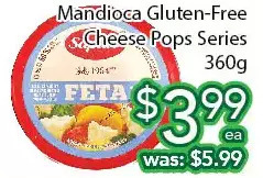 Ample Food Market Mandioca gluten-free cheese pops series offer