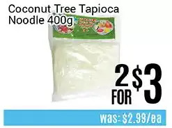 Nations Fresh Foods Coconut tree tapioca noodle offer