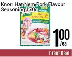 Nations Fresh Foods Knorr hat nem pork flavour seasoning offer