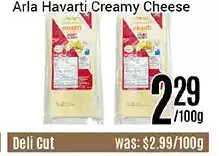Nations Fresh Foods Arla havarti creamy cheese offer
