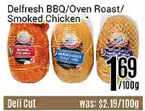 Nations Fresh Foods Delfresh bbq / oven roast / smoked chicken offer