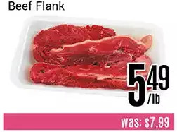 Nations Fresh Foods Beef flank offer
