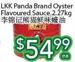 Ample Food Market Lkk panda brand oyster flavoured sauce offer
