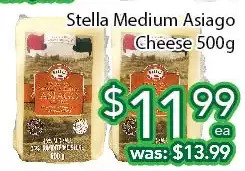 Ample Food Market Stella medium asiago cheese offer