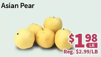 Blue Sky Supermarket Asian pear offer