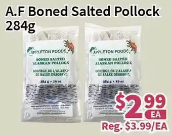 Blue Sky Supermarket A.f boned salted pollock offer