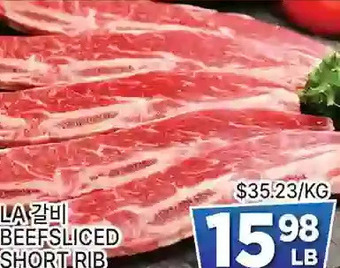 H-Mart Beef sliced short rib offer